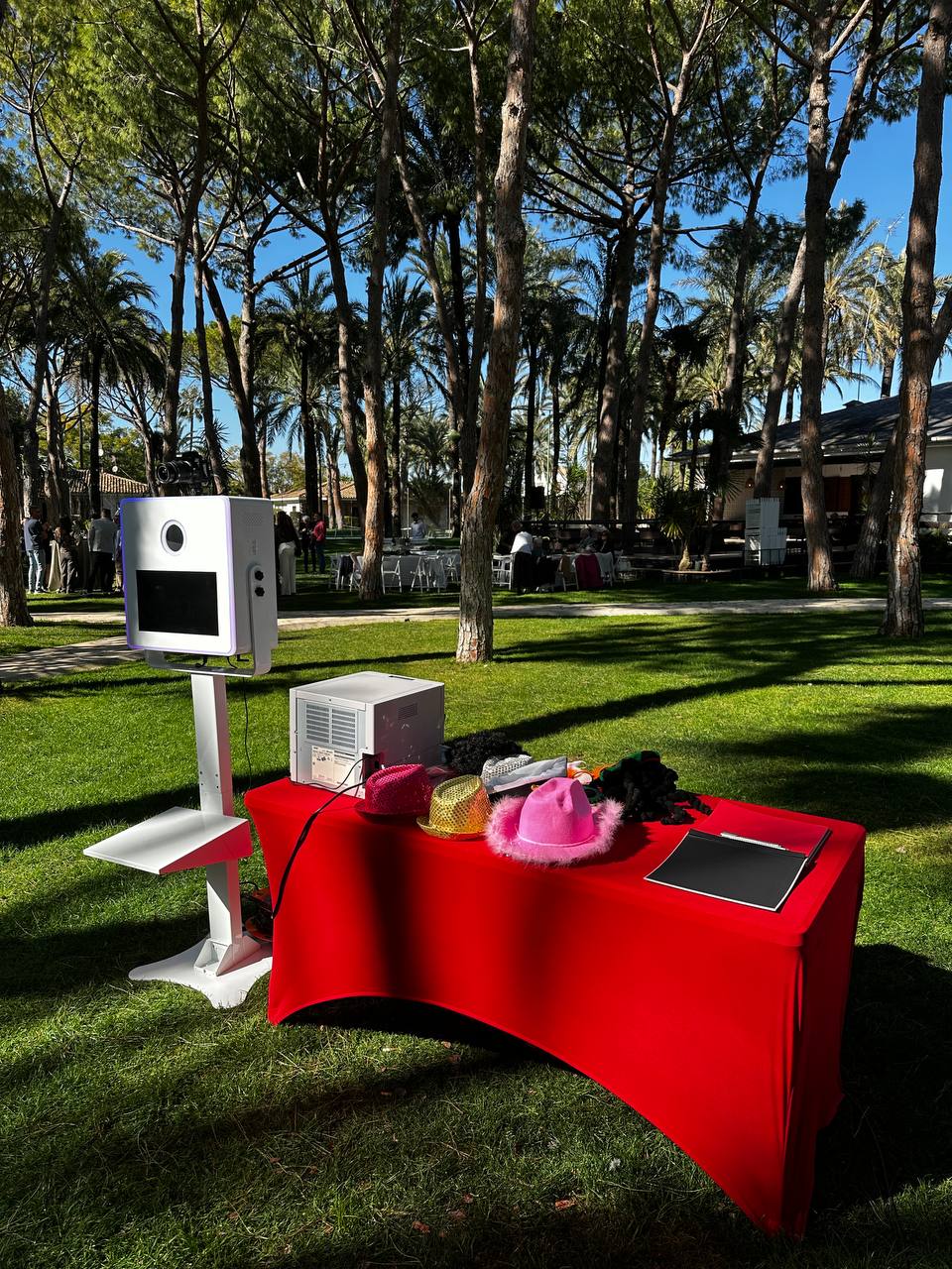 Plataforma 360 en sala de eventos